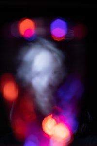 a blurry image of a person